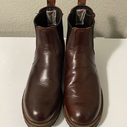 Red Wing Boots Slip Ons chelsea Rancher Oil Resistant size 10.5 Pre Owned Asking $160 OBO