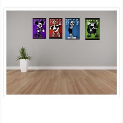 Mickey /KISS Canvas Pictures