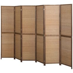 Room Divider, 6 Panel Folding Privacy 