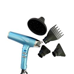 BaBylissPRO Nano Titanium High-SpeedDual Ionic Hair Dryer - Blue - 1875W