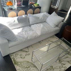 Cloud Couch Sofa + Free Coffee Table And Ottoman 