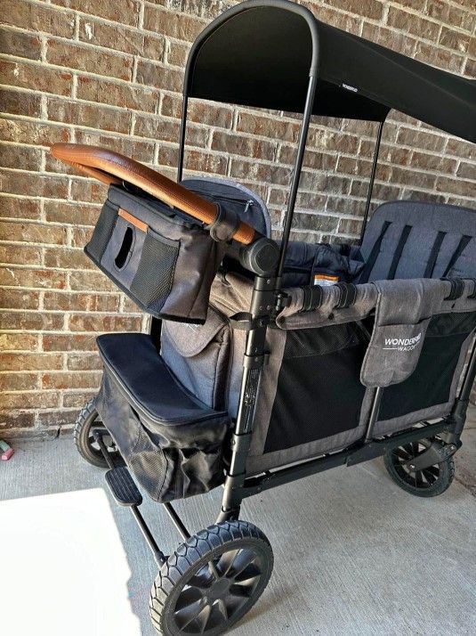 Wonderfold-W4 Luxe Quad-Stroller Wagon
