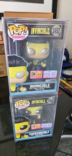 Sdcc 2026 funko pop Invincible and Capevincible