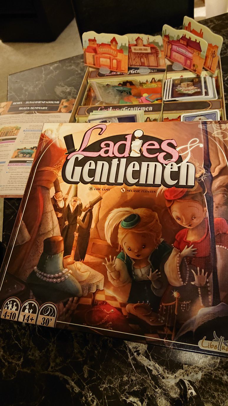 Ladies and Gentlemen board game
