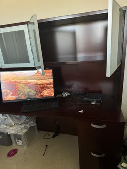 Computer Desk And Storage