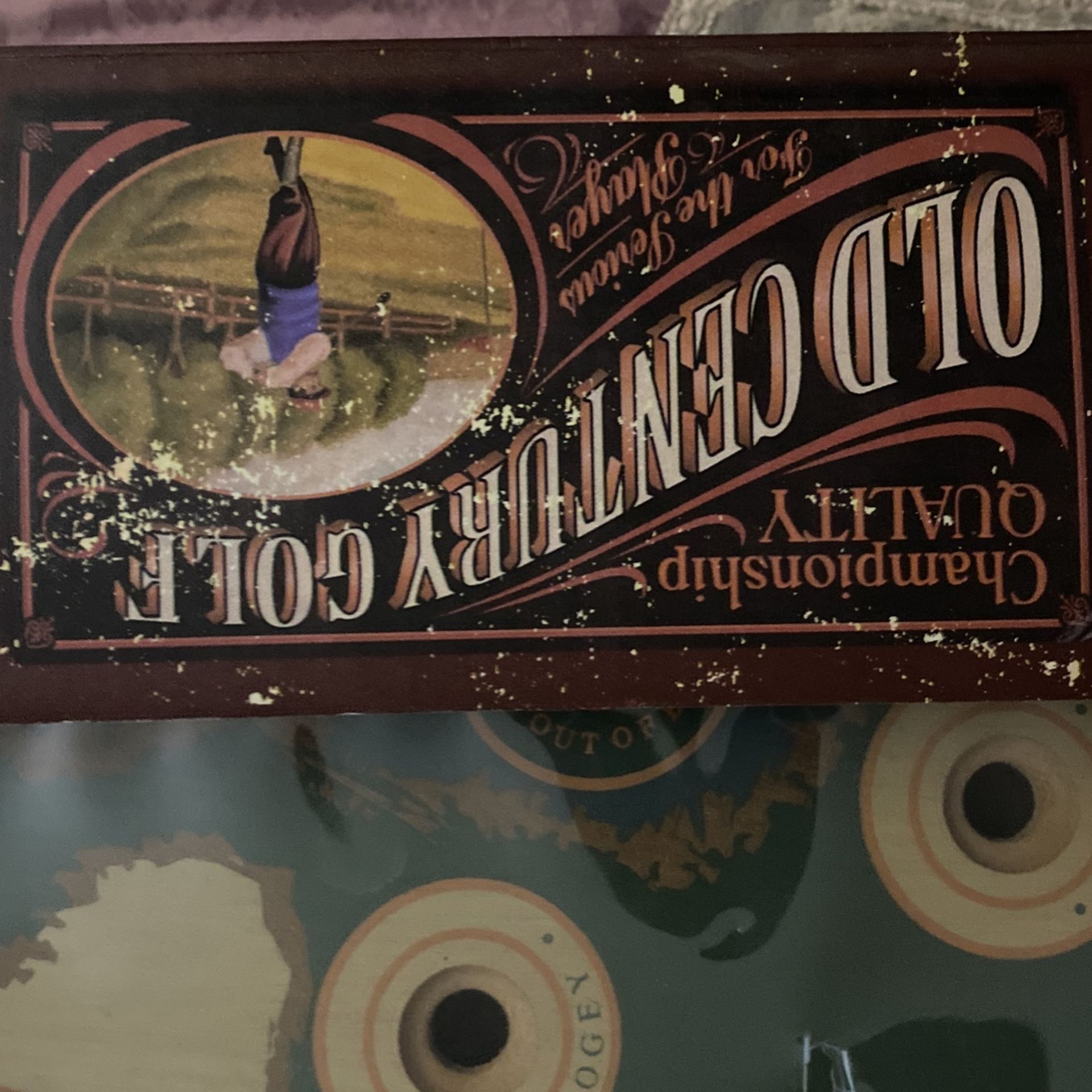 Vintage Old Century Wooden Pinball Style Golf Game for Sale Vintage Old Century Wooden Pinball Style Golf Game for Sale