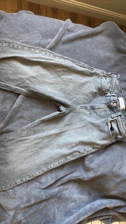 grey hollister baggy jeans