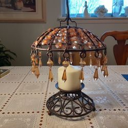 REALLY NEAT LOOKING Umbrella Candle Holder 13inches Tall 