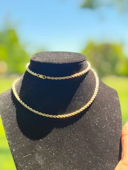 14k gold rope chain