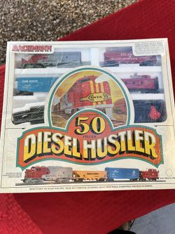 VINTAGE 1970s/80s BACHMANN DIESEL HUSTLER HO TRAIN SET – SEALED! SANTA FE NOSTALGIA