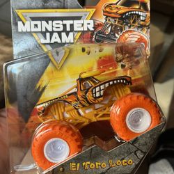 Monster Jam El Toro Loco Toon Shaded 1:64 Die-Cast Monster Truck Series 45 2026 