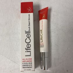 life cell all in one anti-aging cooling under-eye treament, open box