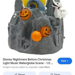 Disney Nightmare Before Christmas Waterglobe 