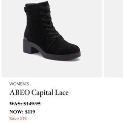 Abeo - Capital Lace Boot - Black - 8.5