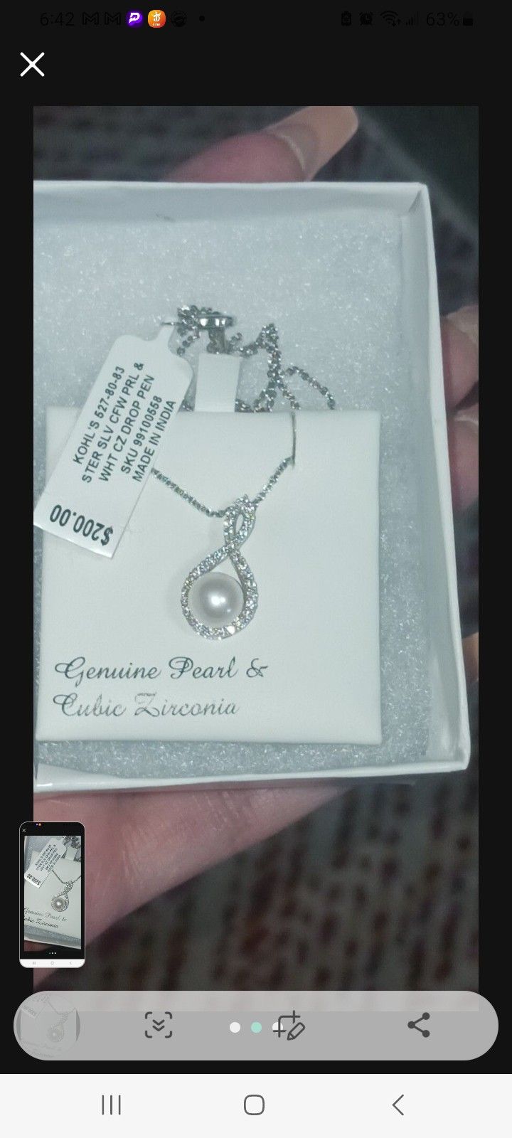 Geniune Peral Necklace