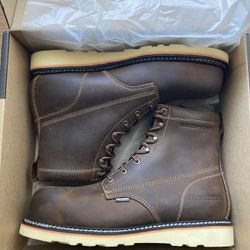 Duradero Waterproof Composite Safety Toe 6 inch Wedge Boot Mens 11.5