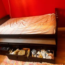 Twin Double Bed -mattress Is Not Including 