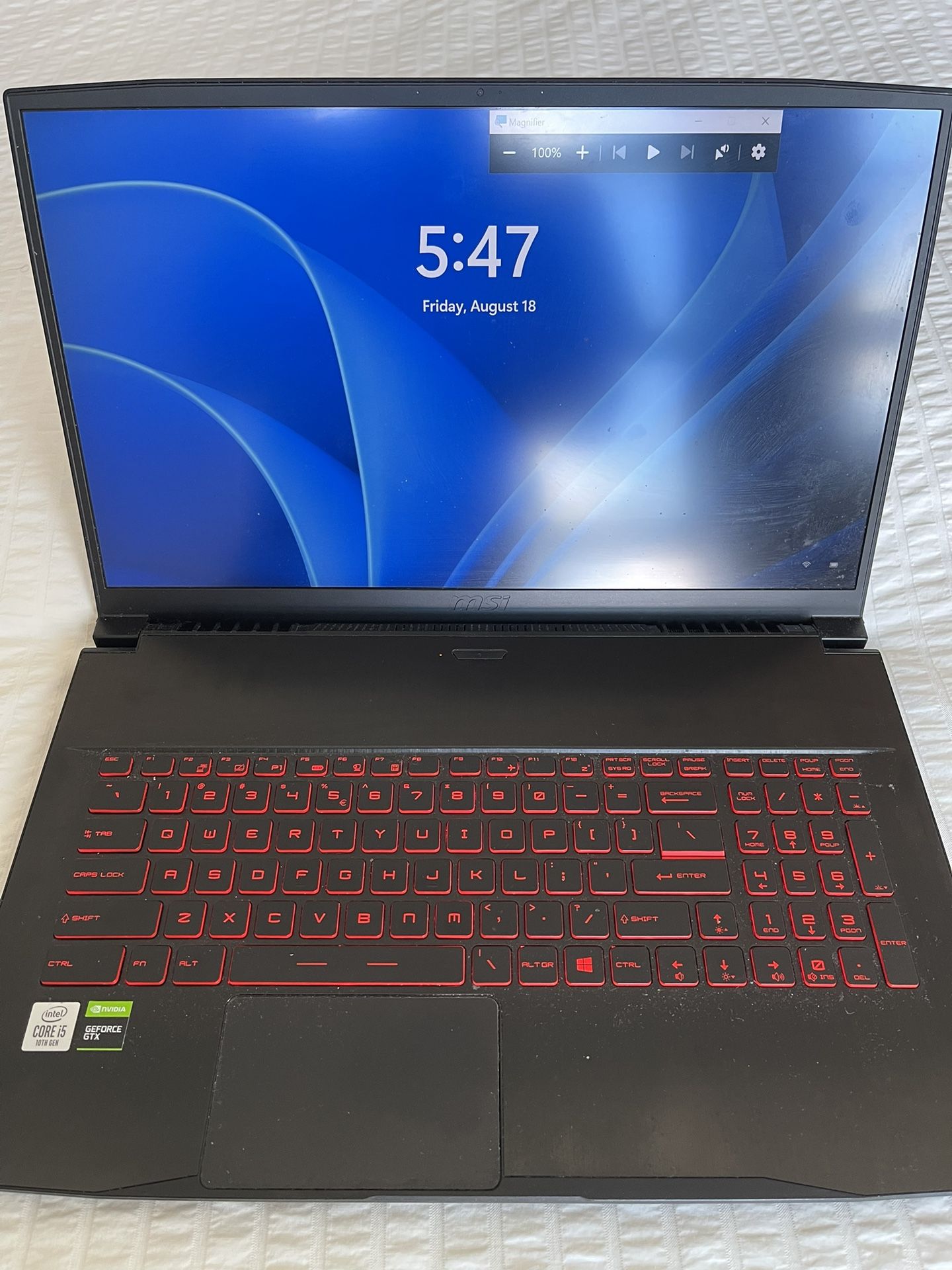MSA 17” Gaming Laptop