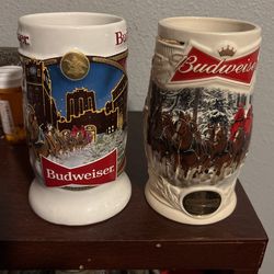 Budweiser Steins