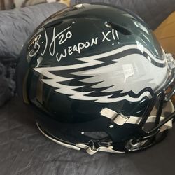 Signed Helmet . Brian Dawkins 