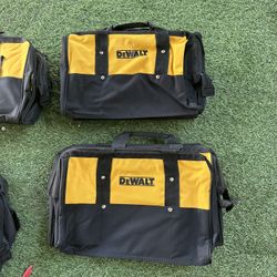3 Dewalt Bags $20