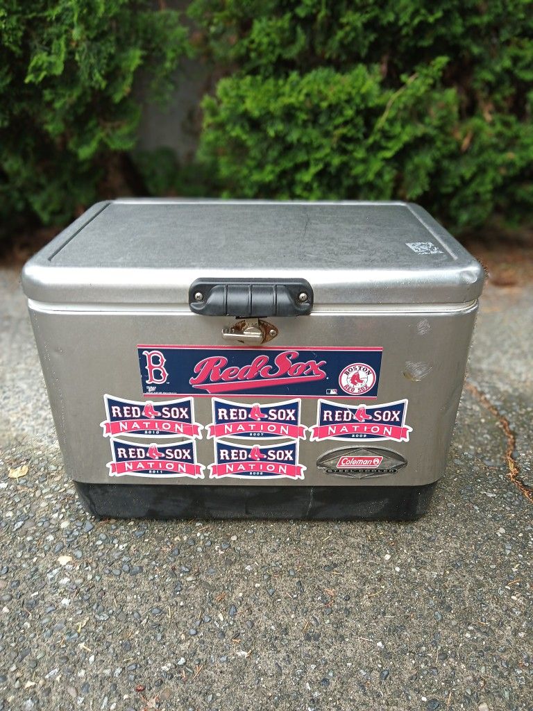 Vintage Coleman Metal Cooler
