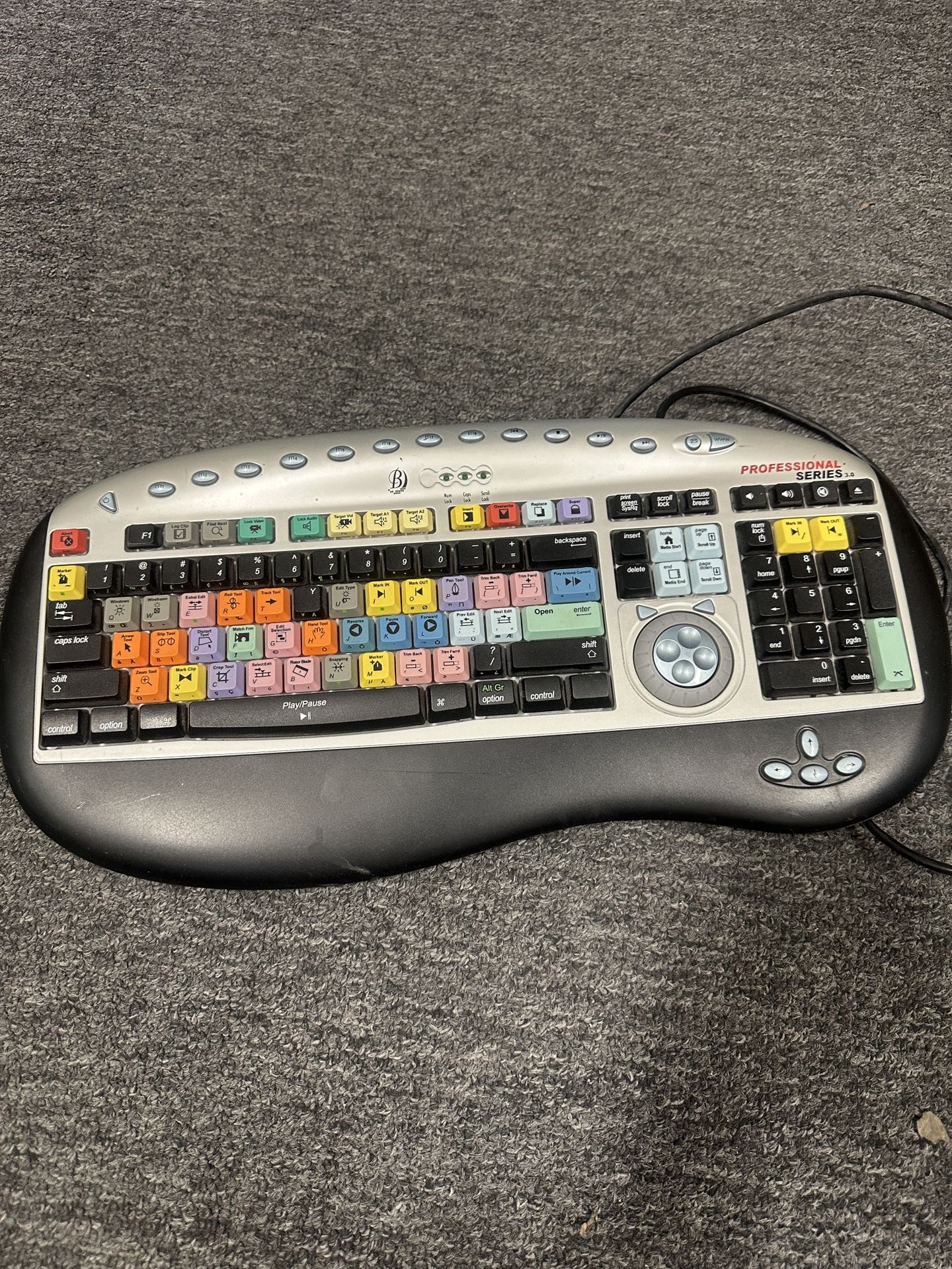 Specialized Video Editing Keyboard - Professional Series
