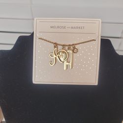 letter necklace A