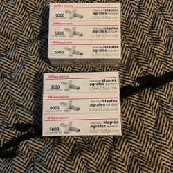 Staples Od Office Depot 6 Boxes Of 5,000 Each