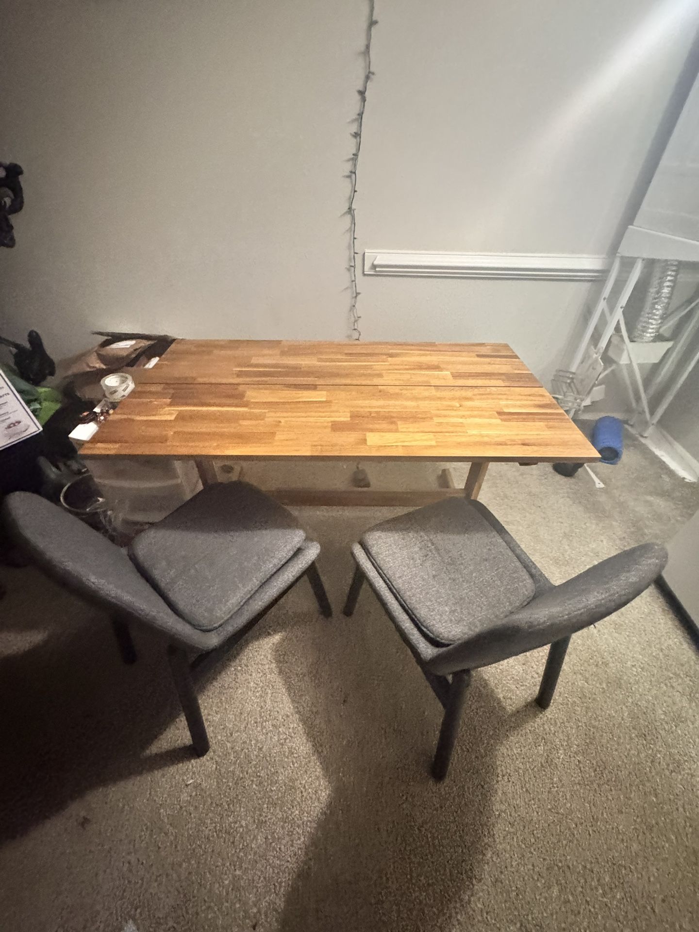 IKEA TABLE AND CHAIRS