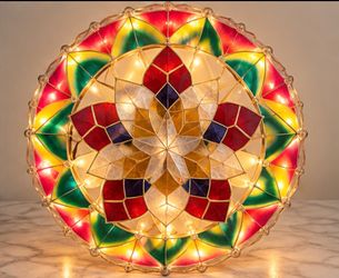 20-Inch Filipino Christmas Parol Lantern – Traditional Star Holiday Decoration
