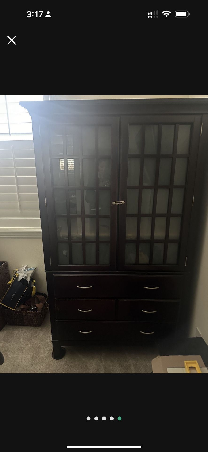 Armoire Mocha finish