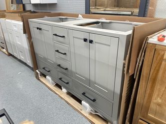 Bathroom vanity cabinet 72” solid mango Quartz top with sinks and backsplash