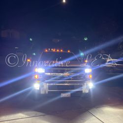 White 9005 HB3 LED Bulbs Headlight Conversion Kit High Beam Bright 