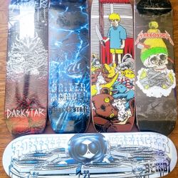 A Bunch Of Vintage Old School Skateboards Paul Rodriguez Natas T Puds skateboard