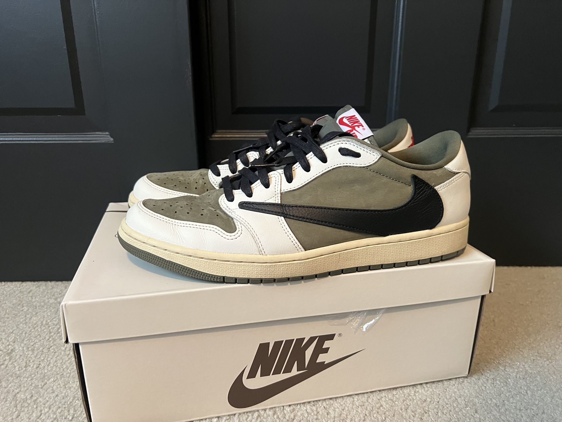 Authentic Nike Travis Scott Olive Size 12