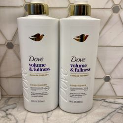 Dove Conditioner Volume & Fullness with Bio-Protein Care Technology & Biotin, 18 fl oz New/unopened.