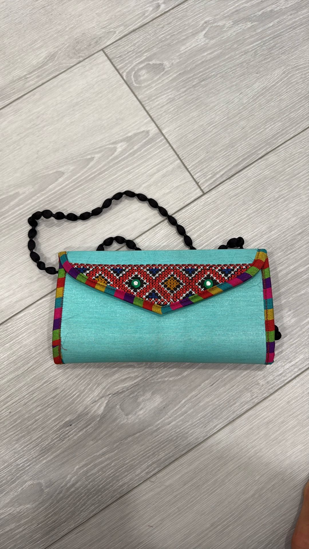 Handmade Embroidered Clutch