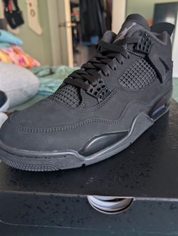 Jordan Retro 4 Black Cat Size 12