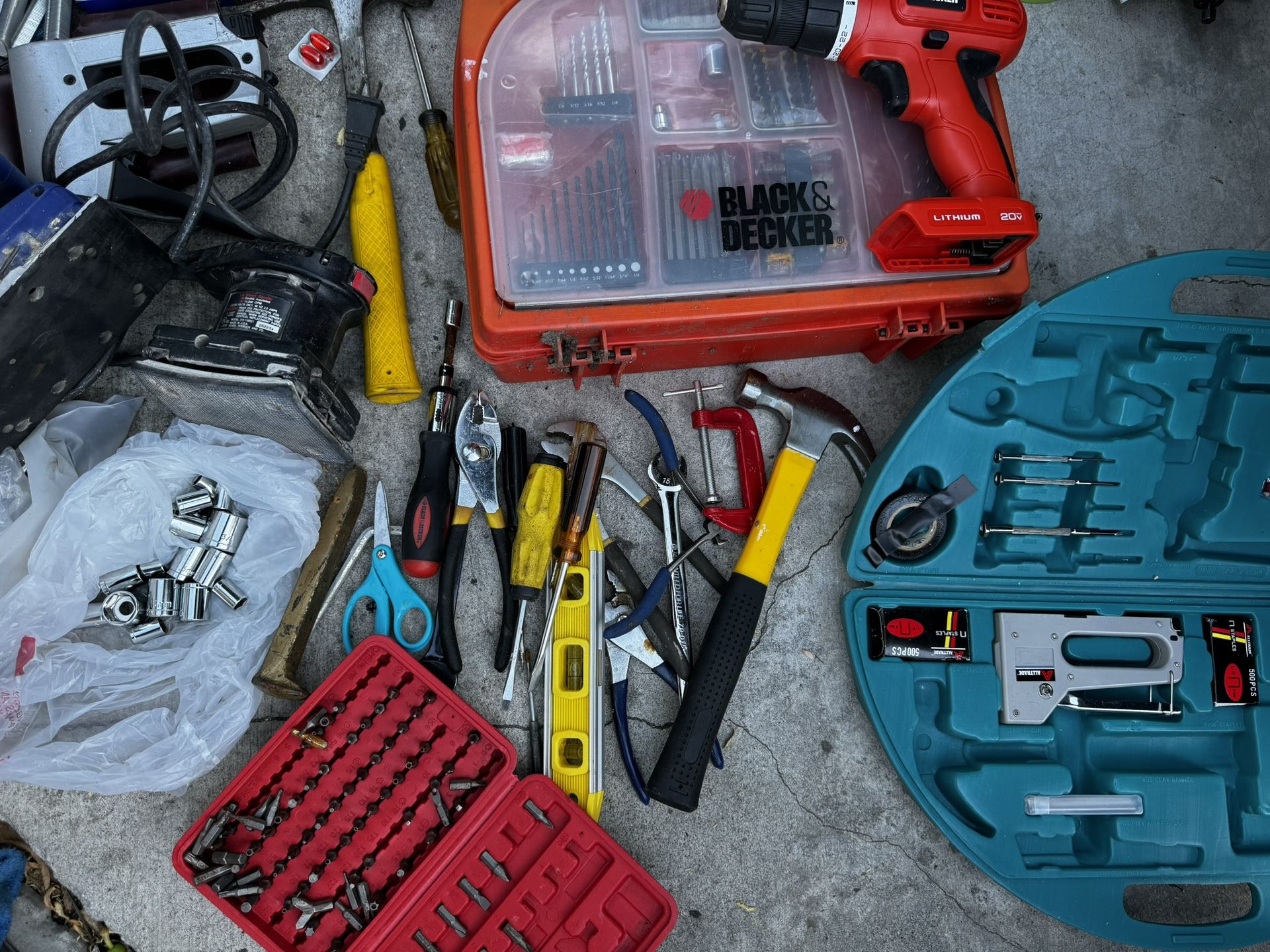 Huge Lot Power & Hand Tools. Sockets, Grinding machines & Other