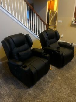 2 Recliner Chairs