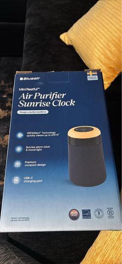 Blueair Mini Restful Air Purifier Sunrise Clock