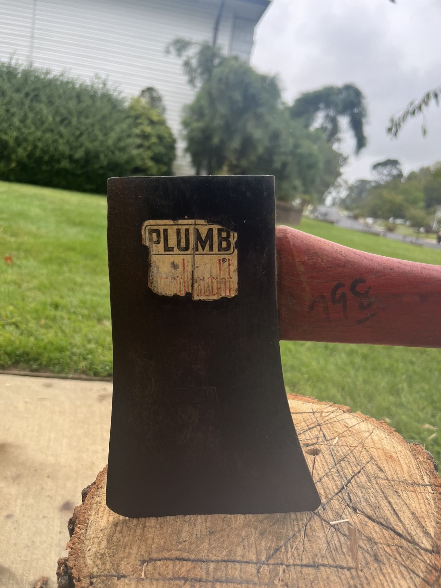 Plumb Dreadnaught 5lb Axe - Original Handle, Stickers