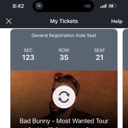 Bad Bunny 3 Tickets 