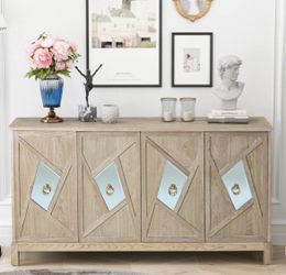 60" Modern Sideboad Buffet Cabinet,