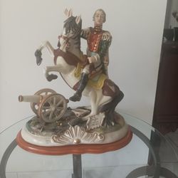 Simon Bolivar Porcelain Sculpture 