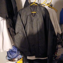 Covington Genuine Leather Jacket/ Coat
