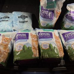 50 Pounds Of Crystal Cat litter ($120 Retail)