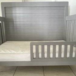 Archer 4-in-1 Convertible Crib By Delta Children With Mattress