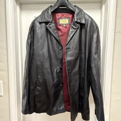 Hand Made Xxl Italian Leather Jacket